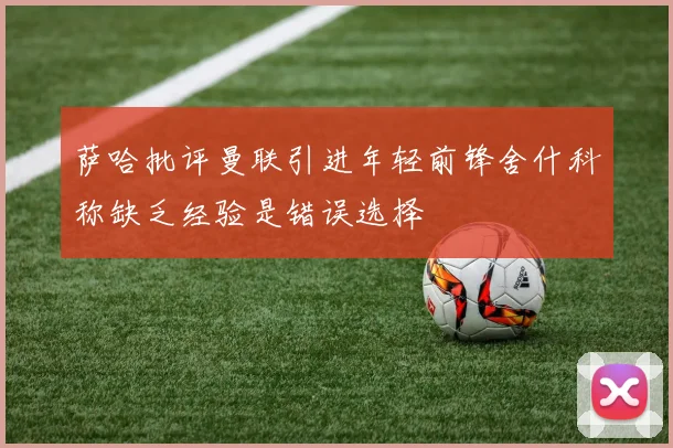 萨哈批评曼联引进年轻前锋舍什科称缺乏经验是错误选择