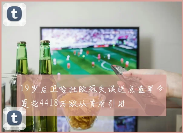 19岁后卫哈托欧冠失误送点蓝军今夏花4418万欧从贾府引进